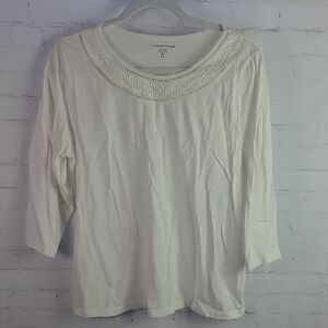 Coldwater Creek PL White Women's Top
